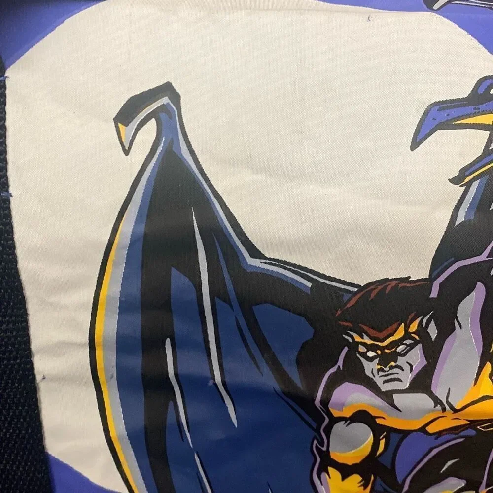 Disney Vintage Gargoyles Duffel Bag Goliath 19”x9”x9” Multi Compartment RARE!